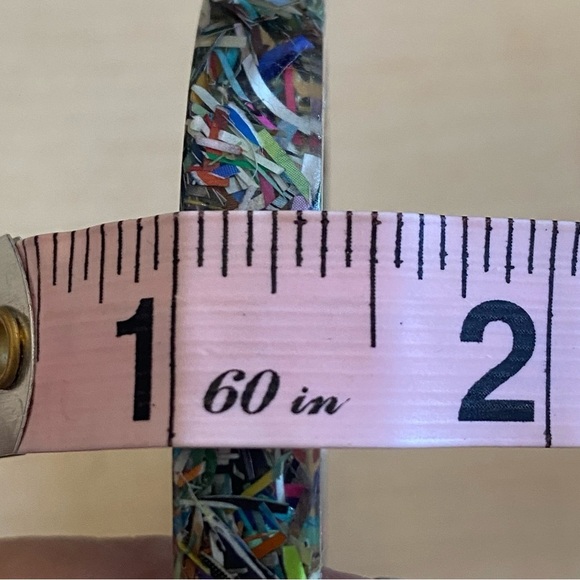 Acrylic Bangle Recycled Paper 1 - Picture 9 of 9